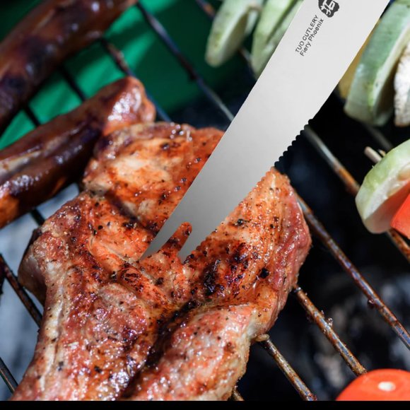 TUO Carving / BBQ - 8-inch Knife - Flery Phoenix - Picture 5 of 5